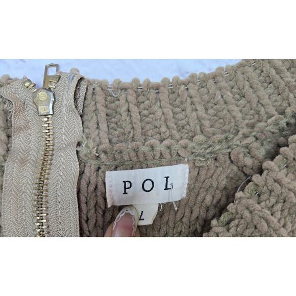Pol Relaxed Fit Scallop Edge Long Bell Sleeve Knit Sweater Large. - Picture 10 of 10
